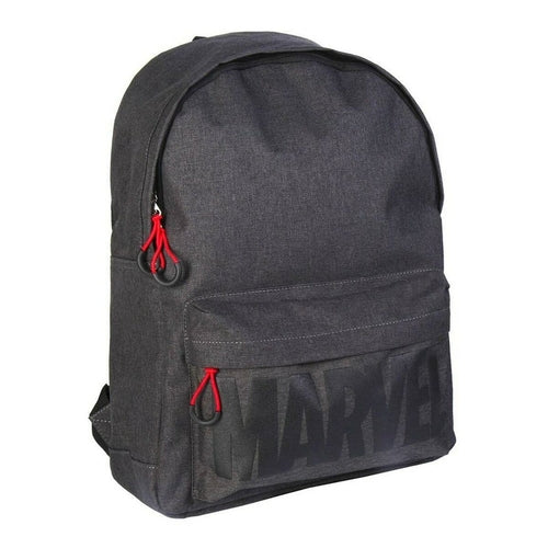 🎒 Mochila Escolar Marvel Negra – 31 × 44 × 16 cm