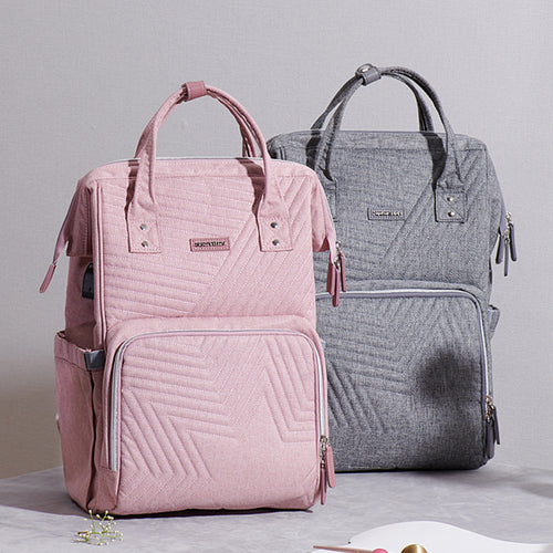 ✨ Mochila Pañalera Acolchada | Comodidad para Cada Aventura 🍼