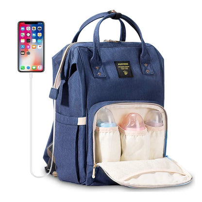 🦄 Mochila Pañalera Unicornio – Apertura Frontal