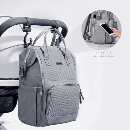 ✨ Mochila Pañalera Acolchada | Comodidad para Cada Aventura 🍼