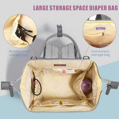 ✨ Mochila Pañalera Acolchada | Comodidad para Cada Aventura 🍼